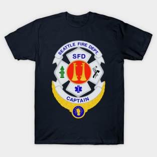 STATION 19 - CAPTAIN - BADGE T-Shirt